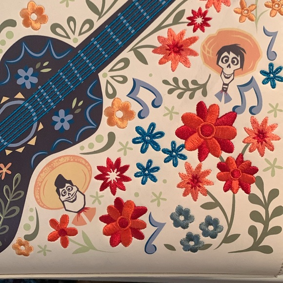 Used Loungefly Pixar Coco Purse w/ strap - Picture 2 of 11